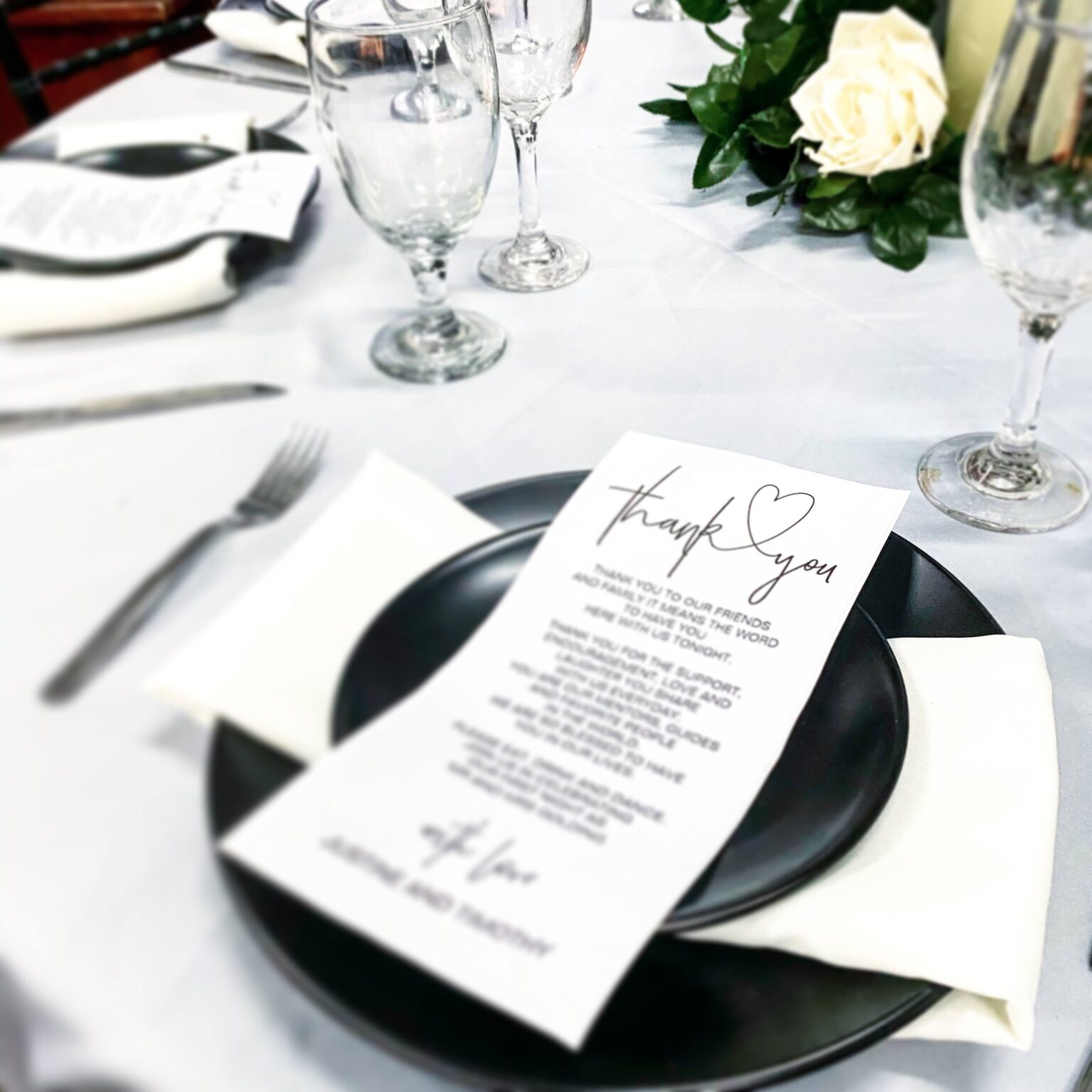 Rehearsal Dinner Catering Plates On Deck